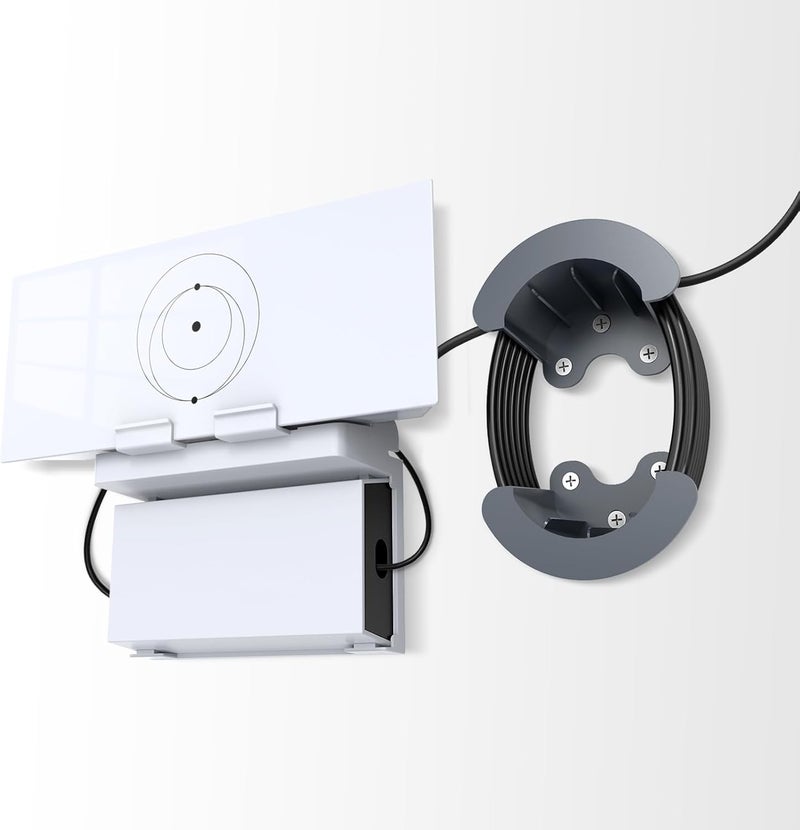 UBeesize Starlink Mount, Standard Gen 3 Router Wall Mount with Cable Caddy, All in One Wall Holder for Starlink Standard V3 Mesh Router and Power Supply - Image 1